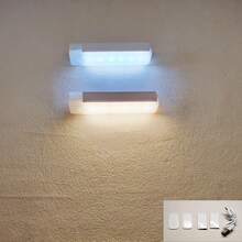 1条USB可充电PIR人体感应LED灯带，便携式感应橱柜灯，适用于卧室、厨房、走廊、卧室装饰