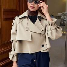 DAZY Women Trench Coats - Aprikot - View 6