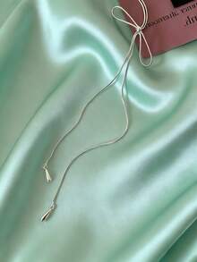 1pc Adjustable Stainless Steel Silver Butterfly Pendant Necklace, Suitable For Daily Wear And As A Gift For Lover, Mother