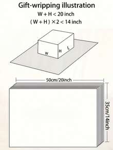 10/20/40张装蓝色牡丹花纹薄纸，20英寸 x 14英寸礼品包装纸，适用于婚礼、情人节、生日礼物、花束包装、礼品袋填充物、派对回礼 - 彩色 - 查看 9
