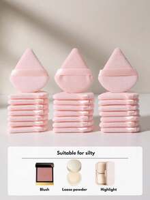 11pcs Beginner Makeup Brush Set, 7pcs Soft Makeup Brushes, Wet & Dry Makeup Sponge, Multi-Functional Powder Puff, Suitable For Face, Full Set Colorful Makeup Brushes Including Contour Brush, Blush Brush, Eye Blending Brush, Eye Shadow Brush, Refreshing Hands, Universal Daily Makeup Tools, Suitable As Gift For Women - 粉色 - 查看 6