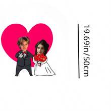 Customized Photo Monkey Pillow, Personalized Cute Face Cushion, Soft & Comfortable Knitted Polyester Fabric, Suitable For Bedroom, Sofa Decor, Birthday, New Year, Valentine's Day Gift, Fits All Ages - Custom Pillow 4 - View 18