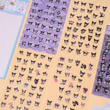 Sanrio 4pcs/Pack Cute Series Transparent Waterproof Pet Handbook Sticker, Cute Cartoon Animal Handbook Diary Decoration, Mobile Phone Case Decoration, Home Decoration, Assorted Styles - Multicolor - View 13