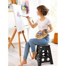 Large 150KG Folding Step Stool Multi Purpose Heavy Duty Home Kitchen Foldable - Black - View 9