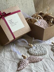 1 Khuôn silicon làm mặt dây chuyền cánh thiên thần / Khuôn thạch cao làm mặt dây chuyền hình trái tim đính đá, khuôn trang trí nhà cửa sáng tạo DIY / Khuôn nhựa epoxy làm quà tặng, khuôn đúc thủ công, khuôn thạch cao trang trí nghệ thuật - trắng - Xem 4