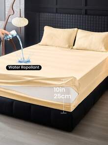 بيج (ارتفاع ملاءة السرير المجهزة 25 سم)