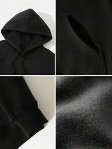 Sudadera con capucha de anime para hombres, estilo otaku chic, majestuosidad del reino, estilo fandom, estilo geek, ropa de calle, sudadera con gráfico genial, pullover con capucha, moda casual para fanáticos del anime y amantes de la cultura pop - Negro - Ver 4