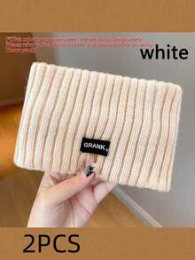 1pc/4pcs Solid Color Polyester Headband, Autumn/Winter - Multicolor - View 25