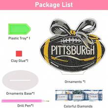 Fairyland JinWenn Decor For Home Diamonds Art Kit Decorations, Football Diamonds Painting Kit For Adult Tabletop Gift DIY 5D Diamonds Dots Pittsburgh Home Special Crystal Diamond 7.8x6.5 Inch - DP02551 - 查看 7