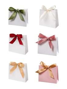 10 chiếc túi quà giấy mini, túi quà cưới có nơ, túi gói quà sinh nhật, túi mua sắm, túi quà tặng tiệc, quà tặng tiệc, đồ trang trí sinh nhật, đồ trang trí quà tặng tiệc, đồ dùng tiệc cưới, quà tặng tiệc cô dâu, quà tặng khách mời đám cưới - Nhiều màu - Xem 3