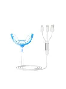 Blue LED Light Teeth Whitening Accelerator - Home & Travel Teeth Whitening Accessories - White - View 7
