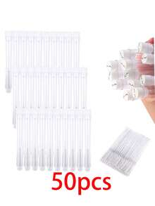 Bộ 10 cọ trang điểm mắt hình mặt cười lấp lánh, có nắp đậy chống bụi, có thể tái sử dụng, cọ chuốt mascara lấp lánh, hộp đựng trong suốt, cũng có thể dùng làm cọ kẻ lông mày, cọ tán phấn mắt, cọ xoắn ốc. - Nhiều màu - Xem 16