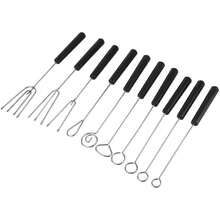 10 Unids Fondue Forks Chocolate Dipping Fork Set Baking Supplies Acero Inoxidable Fondue Forks Juego Herramientas Decoración Bricolaje,37327450 - Multicolor - Ver 1
