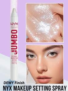 NYX 巨型眼线笔，奶酪色，增强面部轮廓，打造光彩妆效，持久显色，易于削尖，涂抹顺滑，质地柔滑，笔尖可削，显色度高，多种颜色可选，修饰高鼻梁，提升额头饱满度。 - 608 璀璨銀 Cottage Cheese(聖誕節限定) - 查看 8