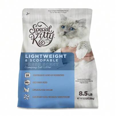 Lightweight Scoopable Fresh Scent Clumping Cat Litter 8.5lb Bag
