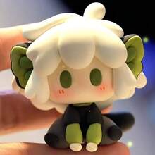 5cm Cute Cartoon Black Cat Resin Figurine Ornament, DIY Gift For Valentine's Day - Multicolor - View 3