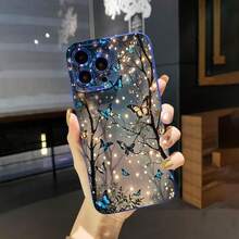 Funda de teléfono linda Funda de teléfono: Bosque de mariposas brillantes, Funda de teléfono de sueño nocturno – Agarre cómodo, protección efectiva contra caídas e impactos. Adecuado para múltiples modelos de , incluyendo 17/16/15/14/12/11 Pro Max/Plus. Regalo de cumpleaños popular o obsequio empresarial para tu teléfono también merece un pequeño regalo. - 1 pieza - Ver 2
