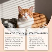 Pet Tear Stain Remover Cream - Gentle Cleansing, Comfortable Moisturizing, Caring Pet Eye Care