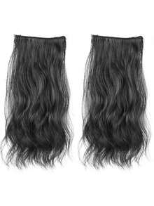 2pcs 10inch,12inch Wig Piece Female Fluffy Curly Hair Pad Hair Piece Increases Head Hair Pad Hair Root Extension On Both Sides Of The Head - Multicolor - View 11