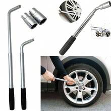 2.5T Scissor Jack + Extendable Wheel Wrench Brace Socket Car Van Tire Hand Tool - Black - View 6