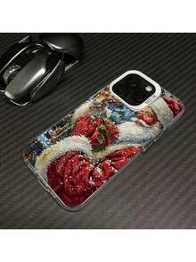 Custodia per telefono con stampa vintage di Babbo Natale, compatibile con 17 Air, 16, 15, 13, 12, 11 Pro Max, 14 Plus, 8, 7 Plus, X, XS, XR, 16e, con finitura opaca, compatibile anche con 17 Pro, 17 Pro Max, 17 - Bianco Y12-T12337 - Visualizzare 4