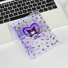 A7尺寸透明便携文件袋，双扣设计，适合存放照片，也可作相册、文具袋、笔记本袋、贴纸簿袋、办公用品袋、学习用品袋使用，新学期必备 - 彩色 - 查看 4