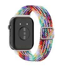 Correa trenzada tipo lazo para Watch Fit 3/4/4 Pro, brazalete de repuesto ajustable de nailon - Multicolor - Ver 8
