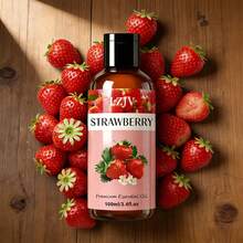 100毫升/3.4盎司，30毫升/1.0盎司草莓精油扩香器，草莓精油，按摩油，家居香氛扩香器，家居香氛，面部护理，礼品 - 草莓 - 查看 8