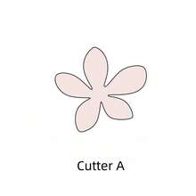 1/5Pcs Ins-Style Cute Floral Shape Polymer Clay Cutters (35-44mm) – Adorable Craft Tools For DIY Jewelry Earrings Charms & Handmade Accessory Supplies - White - View 7