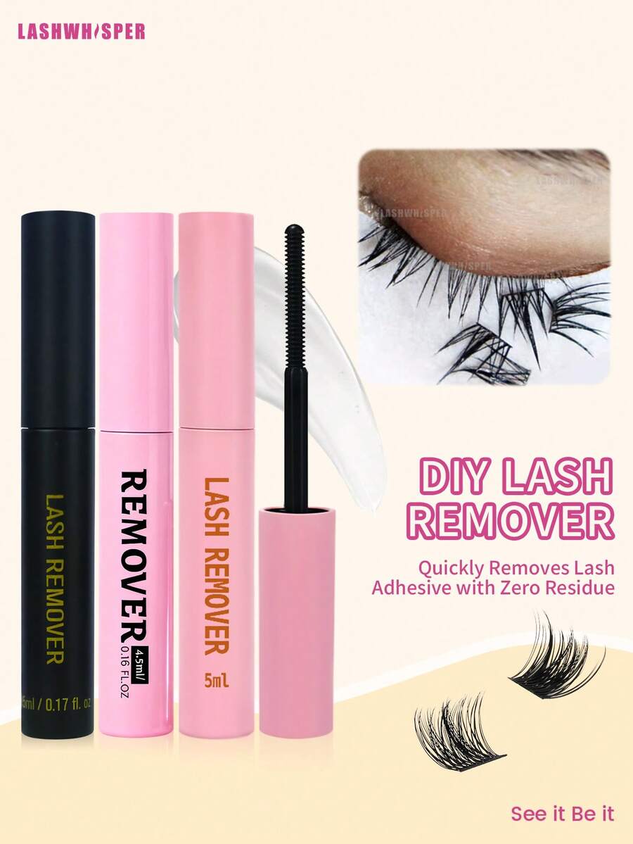 睫毛卸除液，簇状假睫毛胶水卸除液，DIY睫毛卸除液，假睫毛专用卸妆液，温和舒缓不刺激眼部清洁液，睫毛胶水卸除液 - 彩色 - 查看 1