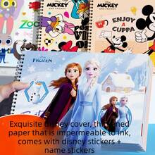 Verschiedene klassische und süße Cartoon-Muster Skizzenbücher, dicke Kunstpapiere, leere Notizbücher, Grundschul-Kunstarbeitsbücher und dekorative Aufkleber für die Schulanfang. Beinhaltet beige augenfreundliche Papiere (zufällige Muster) als Geschenk. - Einheitsgröße - Übersicht 4