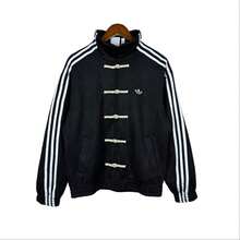 Adidas & Tang Suit Men Hanfu Chinese Traditional Clothes Long Sleeve Jacket , Tang Suit Jacket, Chinese Style, Chinese Embroidered Jacket For Men - 黑色 - 查看 13