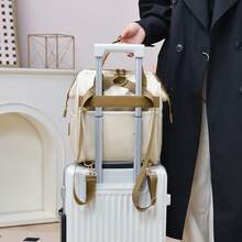 新款时尚妈妈包，时尚孕妇背包，便携式单肩尿布包