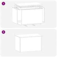 Coffre de rangement extérieur vidaXL argenté 80 x 50,5 x 50 cm acier - Argent - Voir 10