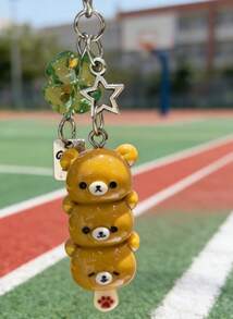 1 Piece Of Bear-Shaped Phone Charm/Keychain/Pendant, A Perfect Gift For Friends. - Brun - Visa 3