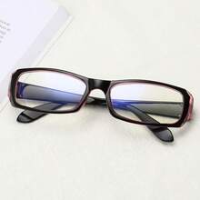 3 Pairs Computer/Gaming/TV/Phone Glasses, Square Plastic Frames, Reduce Eye Fatigue, Fashion Glasses, Non-Prescription