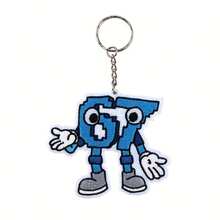 1个亚克力2D卡通“67”钥匙扣 - 可爱创意趣味包包配饰，适合各种场合的礼物 - 彩色 - 查看 6