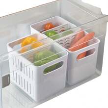 TendenciaContenedor Organizador Refrigerador Nevera Cajon Expandible BlancoCalidad premium - 1 - Ver 1