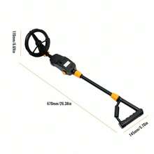 Adult Metal Detector With LCD Backlight Detection Coil, 5 Modes Gold Detector, Advanced DSP Chip And High Precision System, Suitable For Beach/Gold Panning - Black - View 8