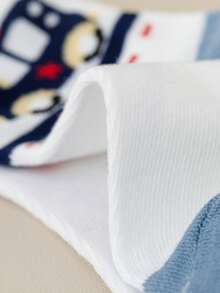 10 Pairs Kids Cartoon Car Socks, Suitable For Daily Use, Fits Ages 1-16 Years Old, Spring/Autumn/Winter - Multicolor - View 4