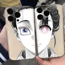 Anime Couple Hakuji Koyuki Demon S-Slayers Phone Case Compatible With  16 15 14 13 12 11 17 Pro Max Plus Mini Air Akaza Shockproof Cover, Cover Compatible With  17 Pro Case,  17 Pro Max Case,  17 Case,  16 Pro Case - 2 - Xem 8