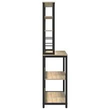 Larryhot Estante de cocina Roble Sonoma 100 x 40 x 168 cm, Fácil de montar, elegante y hermoso, y conveniente para almacenar artículos, es una opción ideal para el almacenamiento y la decoración del hogar. - Marrón - Ver 7