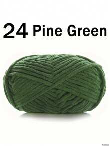 1/2包天鹅绒柔软纱线，50克/包，60米/包，手工DIY编织中等粗细纱线，冰棒色纱线，粗涤纶柔软编织纱线，适合DIY工艺品，适合编织围巾、帽子、鞋子、包包、靠垫、玩偶、毯子、拖鞋、手工钩编项目等等。 - 彩色 - 查看 37