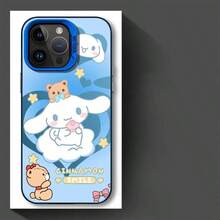 SANRIO Funda para teléfono 14 15 16 Plus 11 12 13 Pro Max 17 16e, cubierta suave de dibujos animados Hello Kitty Cinnamoroll - Mix03 - Ver 9