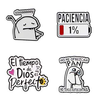 Set de 4 piezas de lindos pines de esmalte, insignias para solapa, broches para mochila, joyería y accesorios de moda de aleación de zinc para mujer