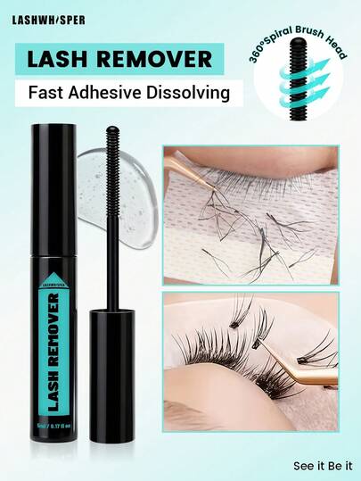 5ml Eyelash Extension Remover Liquid (For Cluster False Eyelashes), Home Use Eyelash Extension Removal Liquid, DIY Eyelash Extension Removal Agent, DIY Eyelash Extension Removal Glue