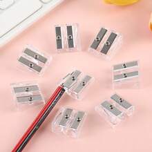 4-Hole Multi-Function Pencil Sharpener - Ideal For Students, Charcoal Pencils And Sketching! Pencils, White Sharpener, Pencil Sharpener, Back To School Season - White - View 11