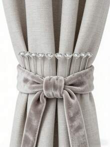 50枚透明钻石头花束别针 水晶婚礼胸花别针 直型花针 适用于新娘花束缝纫工艺花艺装饰珠宝 - 彩色 - 查看 4