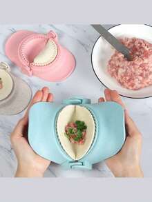 Teigtaschen-Hersteller-Werkzeug - Verwenden Sie diesen Teigtaschen-Formensatz mit mehreren Größen, um perfekte Teigtaschen ganz einfach herzustellen. Einfach zu bedienen und zu reinigen, mit professionellem Krimpmuster. Geeignet für Kochen, Backen und den Hausgebrauch. - Verschiedenfarbig - Übersicht 1