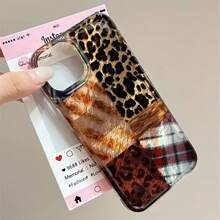 High-End Leopard Print And Tinfoil Design Phone Case For IPhone 17 Pro Max 17 Air 16E 16 15 14 13 12 11 7 8 Plus XS XR 17 Cover - 1 - 查看 7